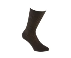 Calcetines en canale Hilo de Escocia para hombre Marrón-Bexley Clearance