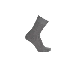 Calcetines en canale Hilo de Escocia para hombre Gris medio moteado-Bexley Shop