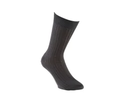 Calcetines en canale Hilo de Escocia para hombre Antracita-Bexley Clearance