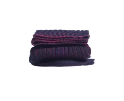Calcetines en canale Hilo de Escocia para hombre Marino y Rejo Burdeos-Bexley Shop