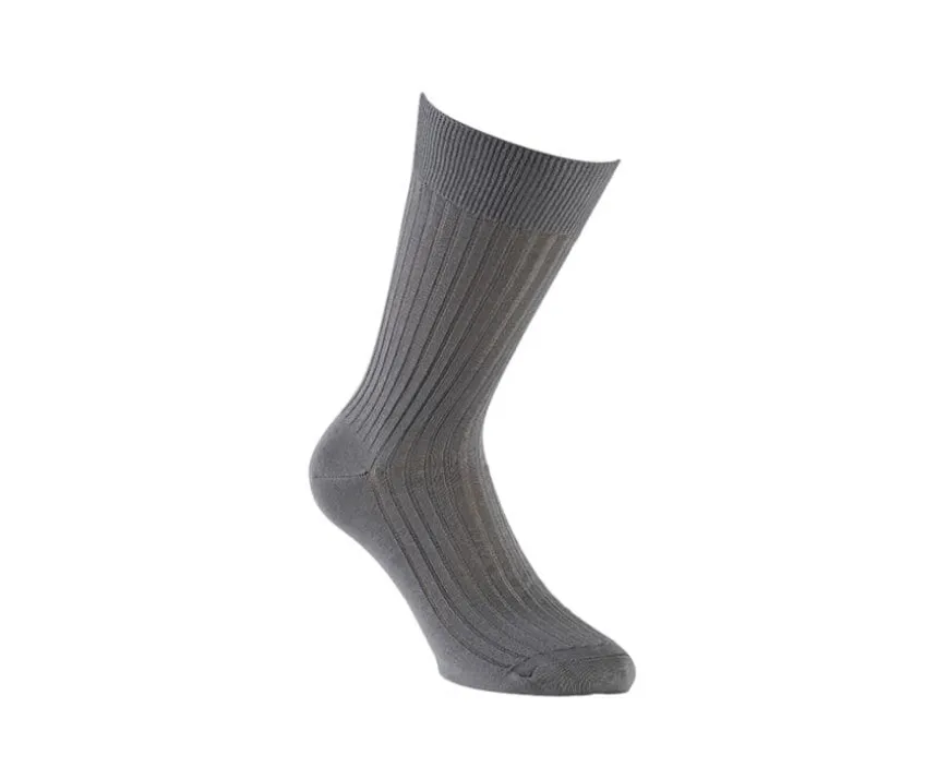 Calcetines en canale Hilo de Escocia para hombre Gris-Bexley Cheap