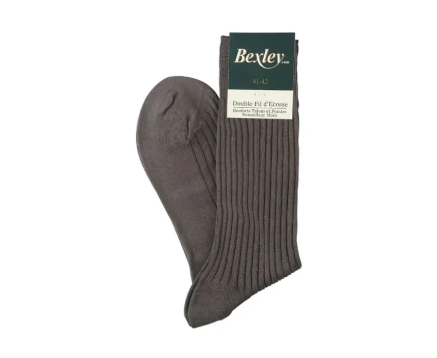 Calcetines en canale Hilo de Escocia para hombre Gris-Bexley Cheap