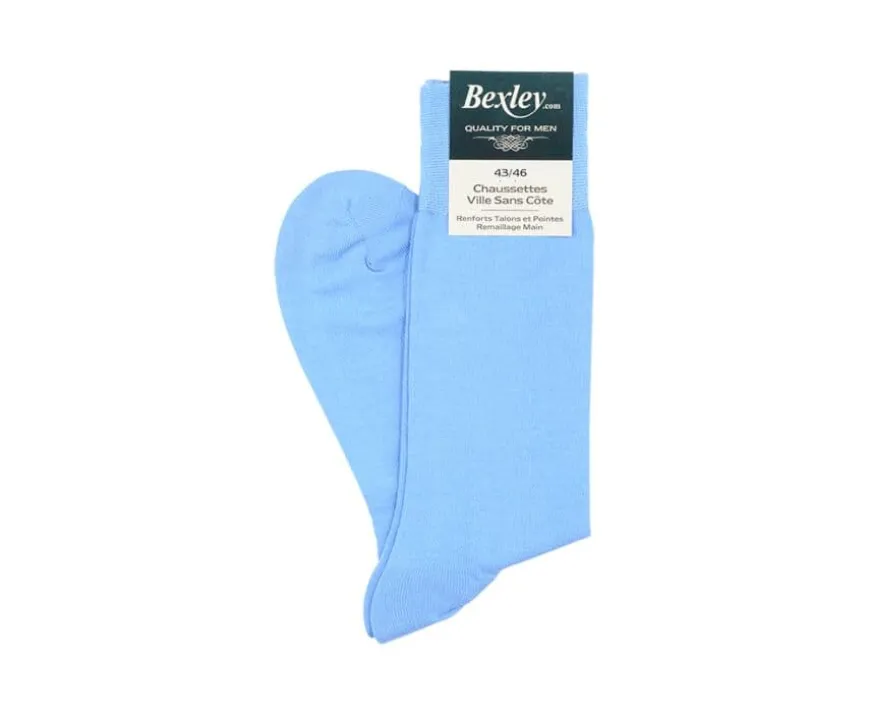 Calcetines finos de algodón para hombre Celeste-Bexley Cheap