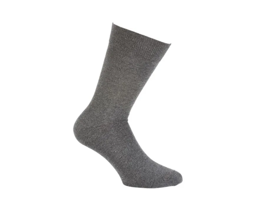 Calcetines finos de algodón para hombre Antracita-Bexley Clearance