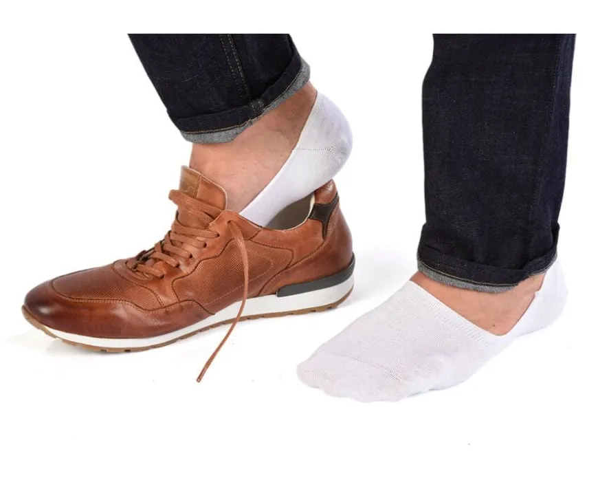 Calcetines invisibles de hombre Blanco-Bexley New