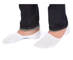 Calcetines invisibles de hombre Blanco-Bexley New