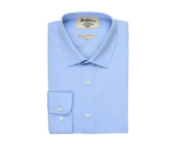 Camisa 100% algodón Azul - Cuello francés Maxime Classic-Bexley Store