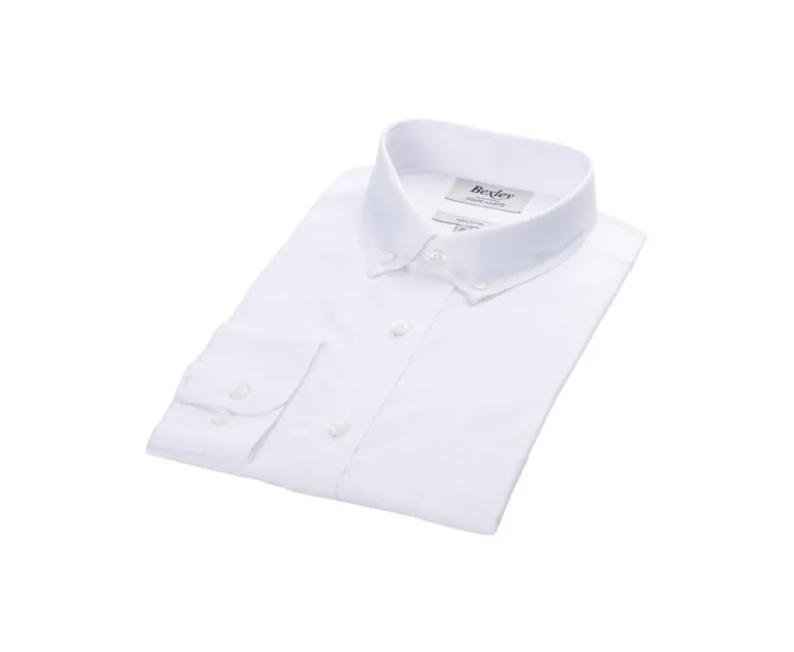 Camisa 100% algodón Blanco - Cuello americano Evhan-Bexley Cheap