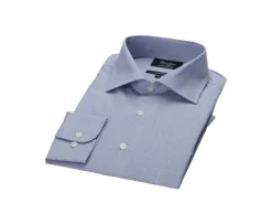 Camisa azul con rayas blancas Fulvio-Bexley Clearance