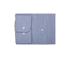 Camisa azul con rayas blancas Fulvio-Bexley Clearance