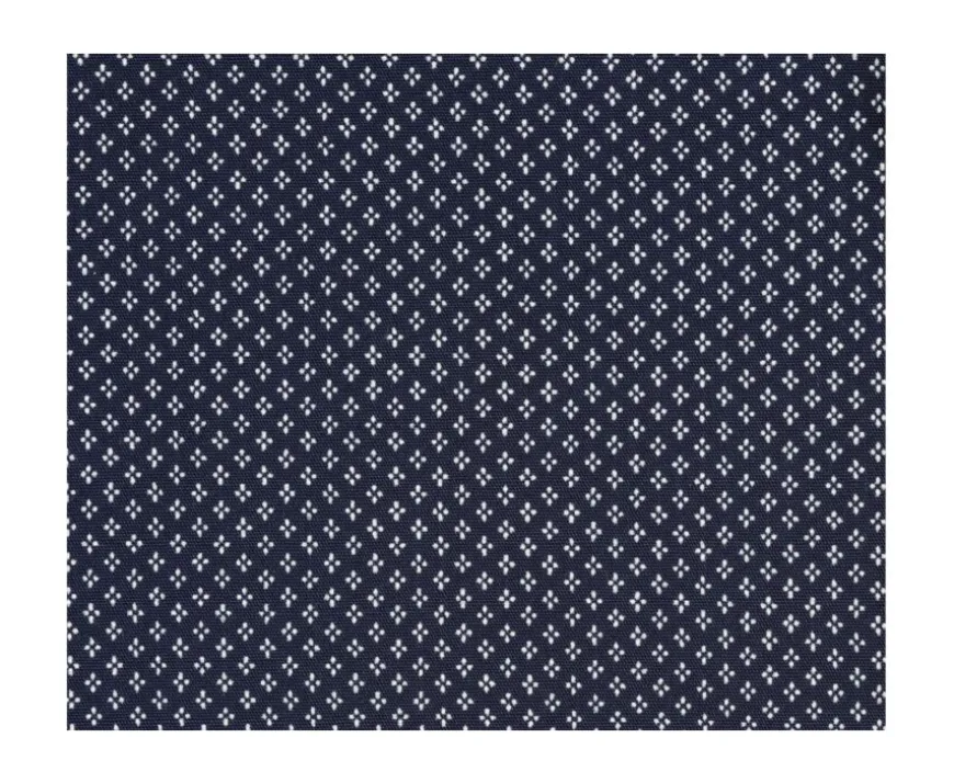Camisa Azul marino estampada con motivos beis - Cuello francés Alphonse-Bexley Cheap