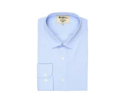 Camisa blanca con rayas azules Anselme-Bexley Best