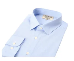 Camisa blanca con rayas azules Anselme-Bexley Best