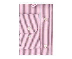 Camisa blanca con rayas rojas Geoffroy-Bexley Shop