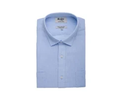 Camisa Chambray Azul Claro de algodón y lino Siphérin-Bexley Online