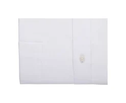 Camisa Chambray Blanco de algodón y lino  Siphérin-Bexley Cheap