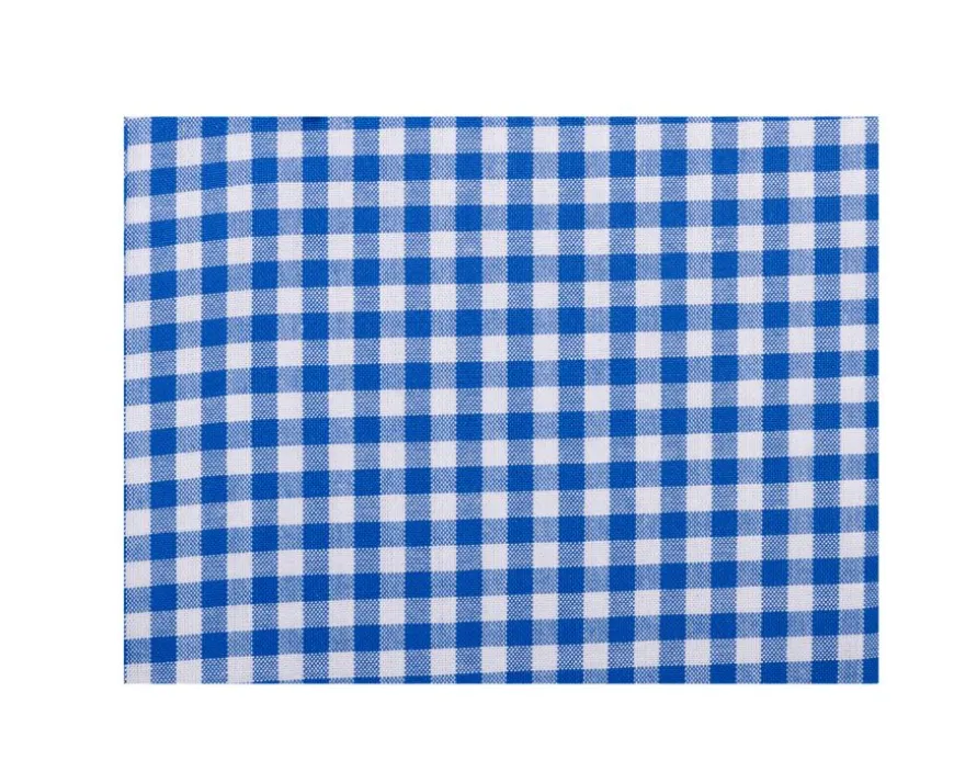 Camisa de algodón blanca con cuadros azul claro Codell-Bexley Cheap