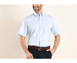Camisa de algodón celeste - Cuello americano Patrick Mc-Bexley Sale