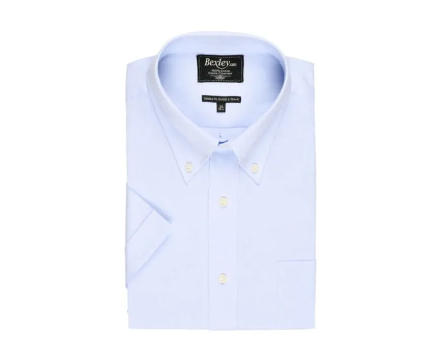 Camisa de algodón celeste - Cuello americano Patrick Mc-Bexley Sale