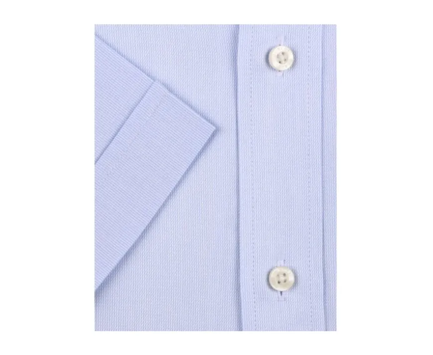 Camisa de algodón celeste - Cuello americano Patrick Mc-Bexley Sale