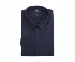 Camisa de algodón doble hilo Negro Albert Classic-Bexley New