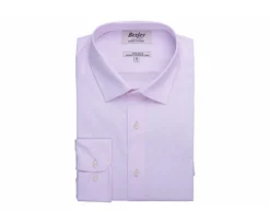 Camisa de algodón Rosa pálido - Cuello francés Louis Classic-Bexley New