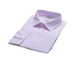 Camisa de algodón Rosa pálido - Cuello francés Louis Classic-Bexley New