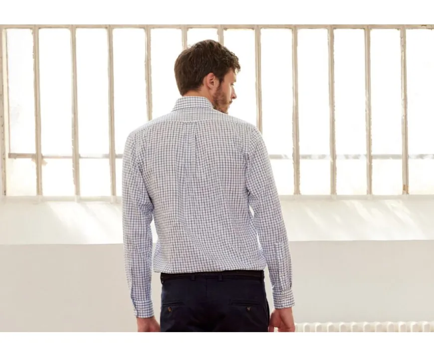 Camisa de franela a cuadros Azul y Verde Lindsay-Bexley Best Sale