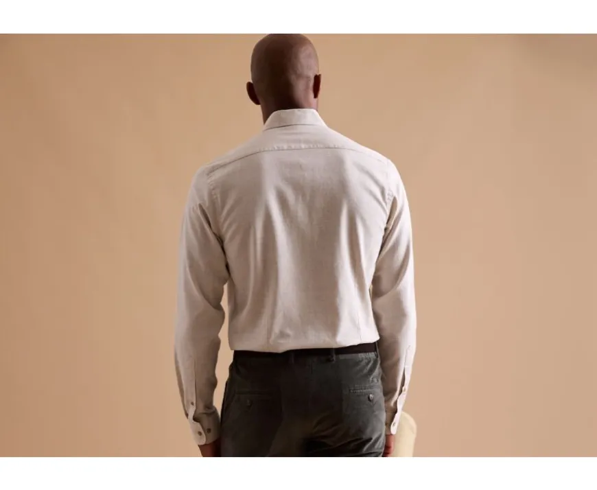 Camisa de franela Crudo - Bolsillo en el pecho Alexander-Bexley New