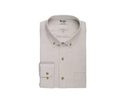 Camisa de franela Crudo - Bolsillo en el pecho Alexander-Bexley New