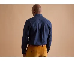 Camisa de franela Navy Ander-Bexley Sale