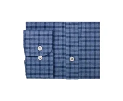 Camisa de gasa de algodón Azul moteado y azul marino Sylvénius-Bexley Cheap