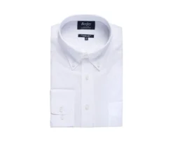 Camisa de lino y algodón blanca - Bolsillo en el pecho Colten-Bexley Best