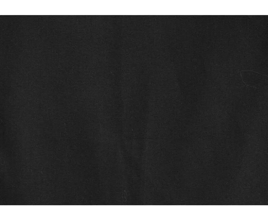 Camisa de popelina de algodón negra - Cuello francés Louis-Bexley Online