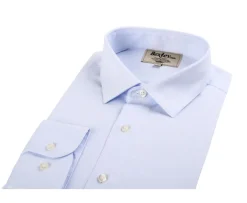 Camisa de popelina tejida blanca Fiacre-Bexley Clearance