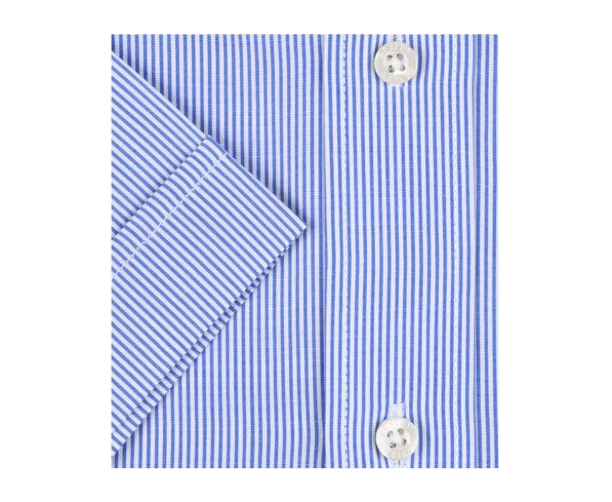 Camisa de rayas azules y blancas - Bolsillo Trent Mc-Bexley Online