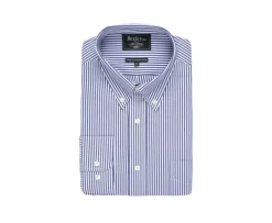 Camisa de rayas azul marino y blanco Kellen-Bexley Hot