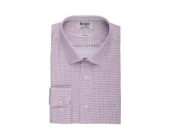 Camisa de sarga blanca con cuadro Burdeos Martinien-Bexley Online