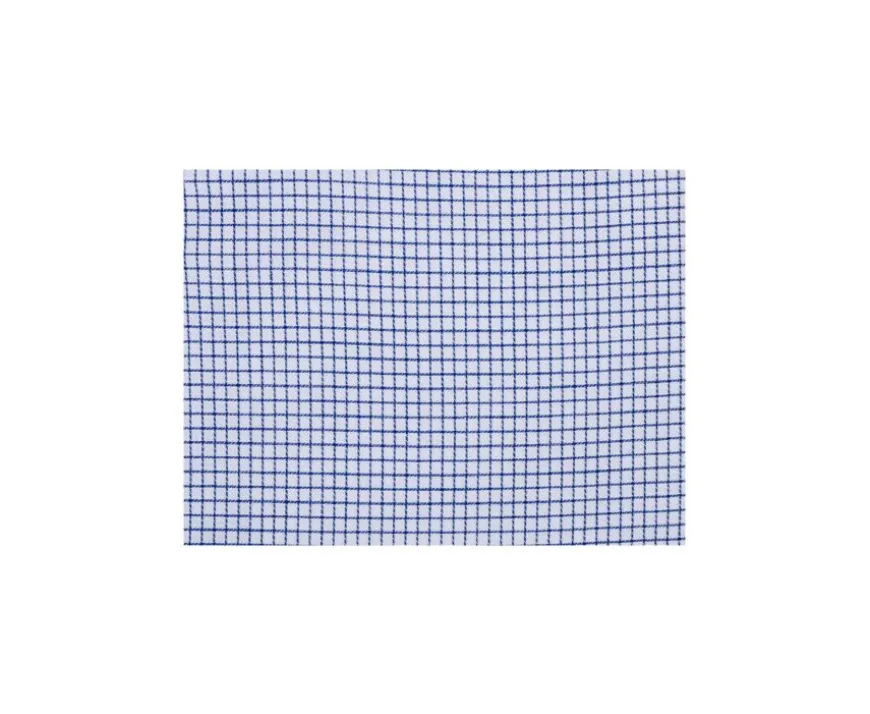 Camisa de sarga blanca con cuadro Azul Océano Martinien-Bexley Discount