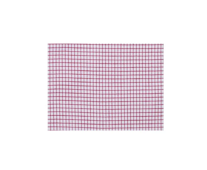Camisa de sarga Blanco con pequeños cuadros Rojo Stellan-Bexley Best