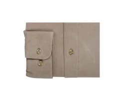 Camisa de terciopelo Topo Claro - Cuello americano Wayne-Bexley Cheap