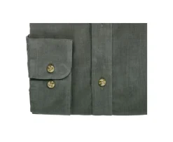 Camisa de terciopelo Verde tila - Cuello americano Wayne-Bexley Cheap