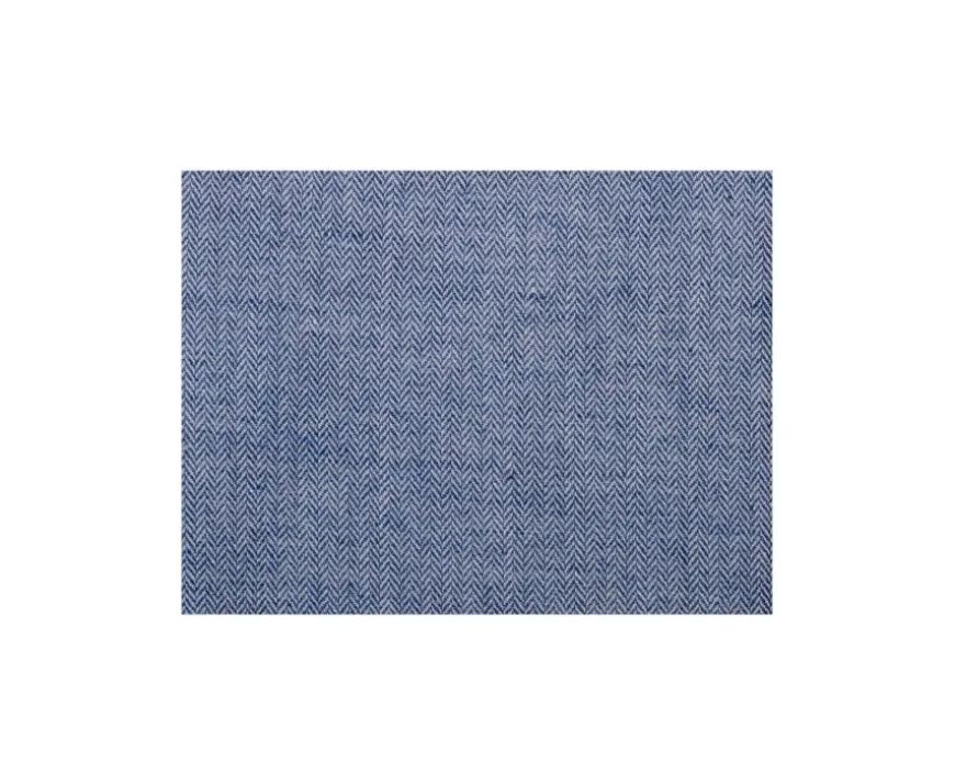 Camisa Oxford de algodón Azul vaquero - Cuello americano Varick-Bexley Cheap