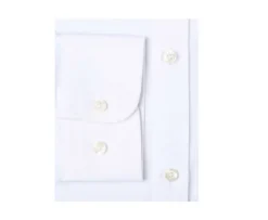 Camisa Oxford de algodón blanca Evrard-Bexley Discount