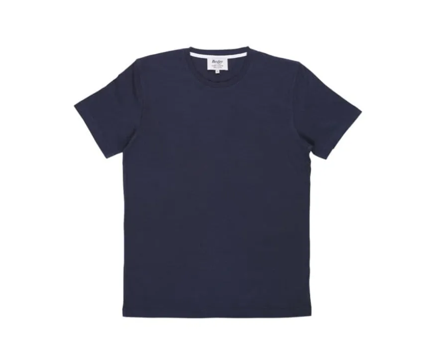 Camiseta de algodón orgánico lisa Gris Antracita Edgar Iii-Bexley Best Sale