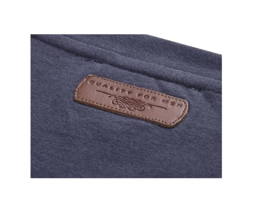Camiseta de algodón orgánico lisa Gris Antracita Edgar Iii-Bexley Best Sale