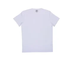 Camiseta de algodón orgánico liso Blanco Edgar Iii-Bexley Fashion
