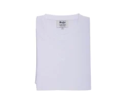 Camiseta de algodón orgánico liso Blanco Edgar Iii-Bexley Fashion