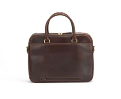 Cartera de cuero para hombre con bandolera Chocolate Karlington Iii-Bexley Outlet