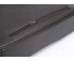 Cartera de cuero para hombre con bandolera Chocolate granulado Karlington Iii-Bexley Clearance